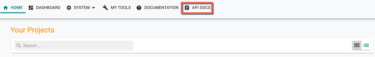 API DOCS