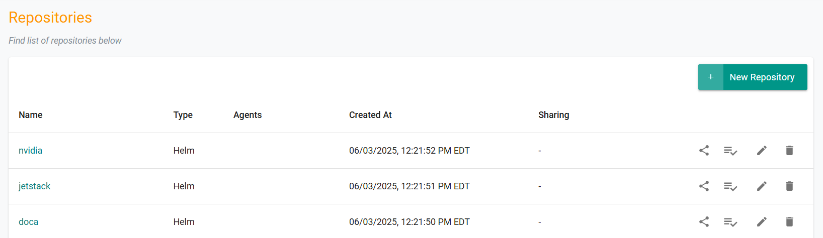 Create Repos