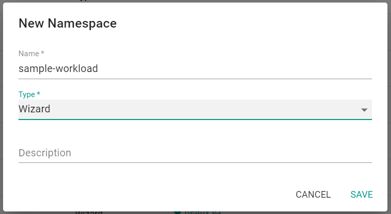 Workload Namespace