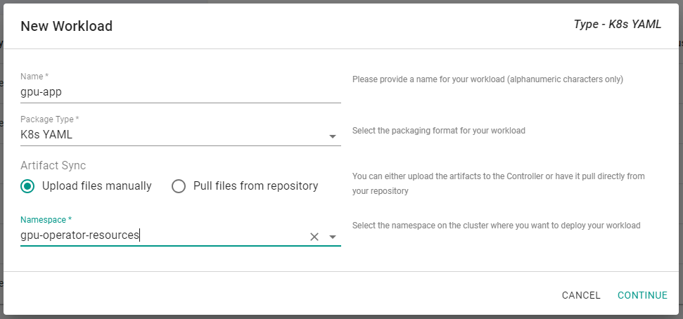 Test Workload