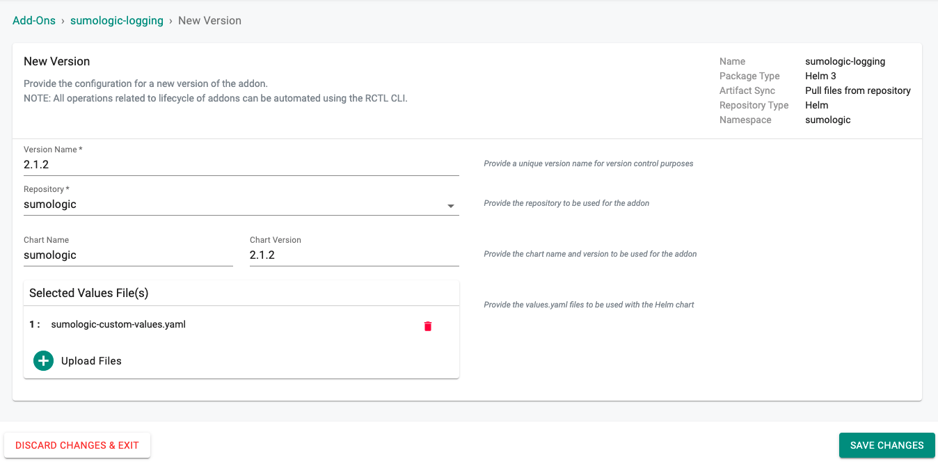 Create Addon