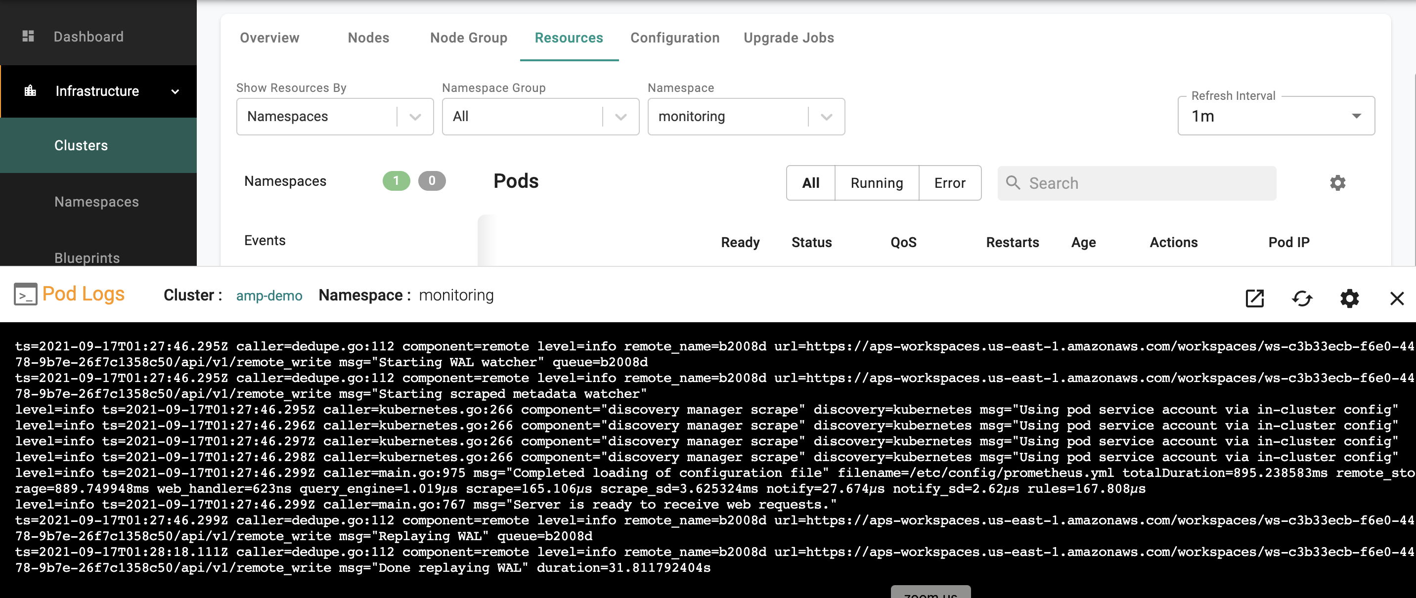 Prometheus Logs