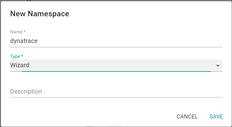 Create Namespace