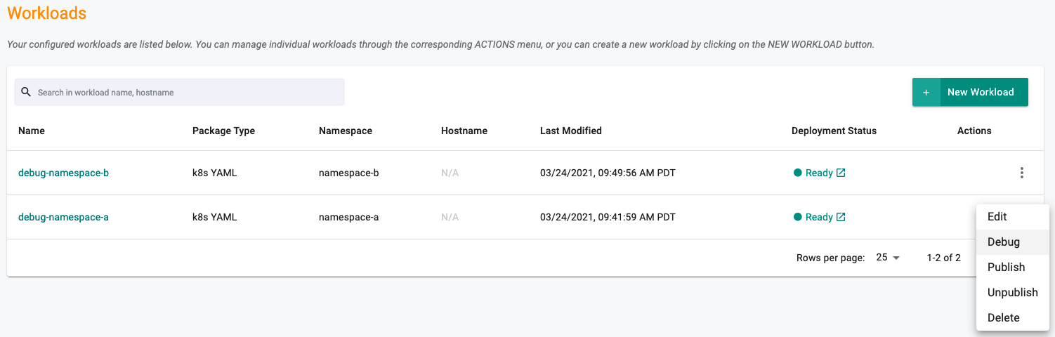 Verify Workload 1