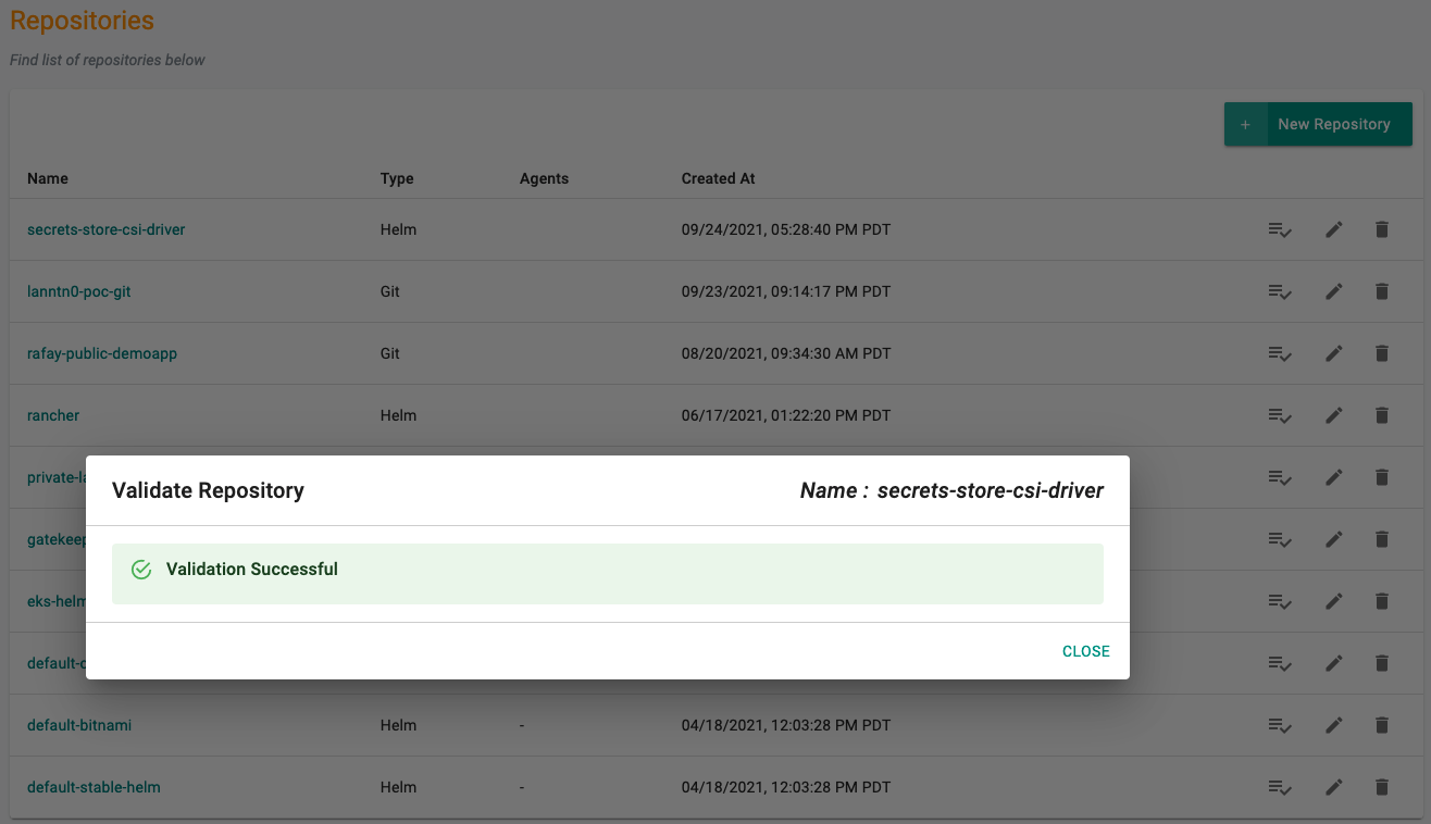 Validae Secrets Store CSI Driver Repository