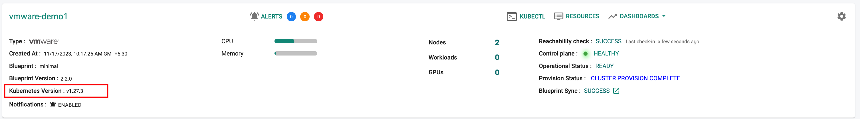 1.27 VMware Cluster