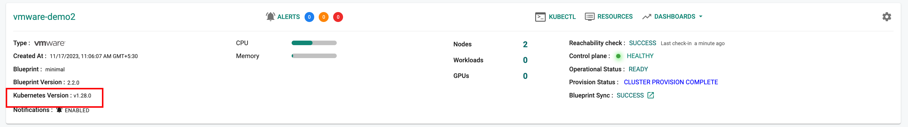 1.28 VMware Cluster