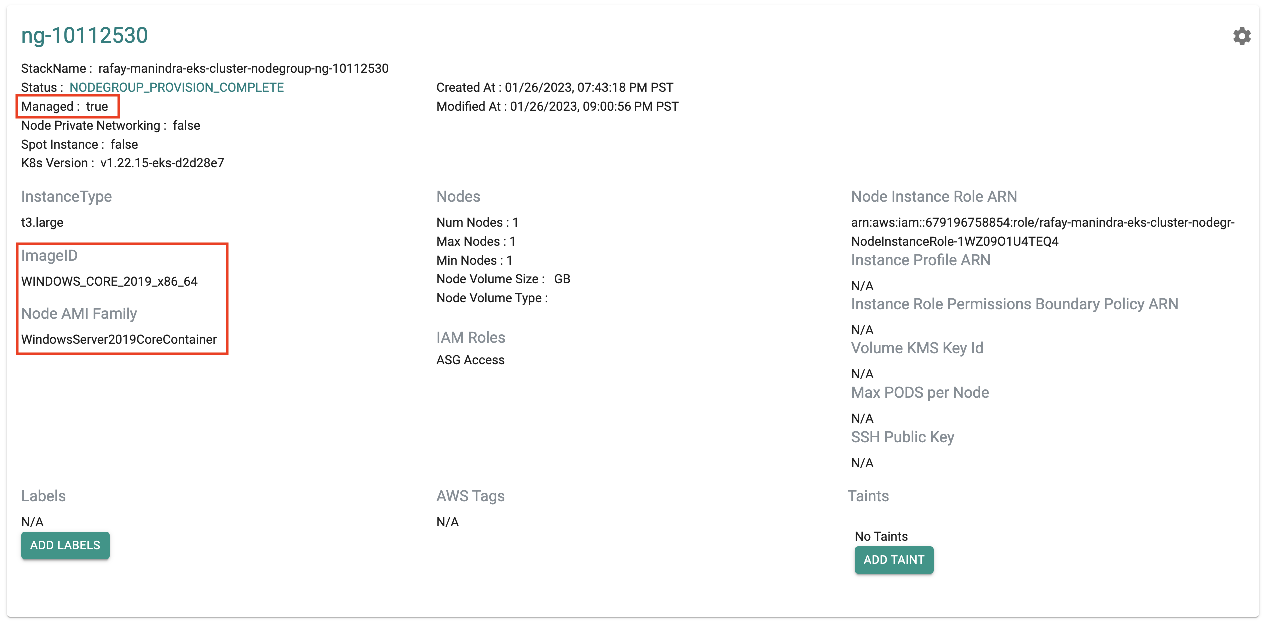 Managed Node Group - Windows