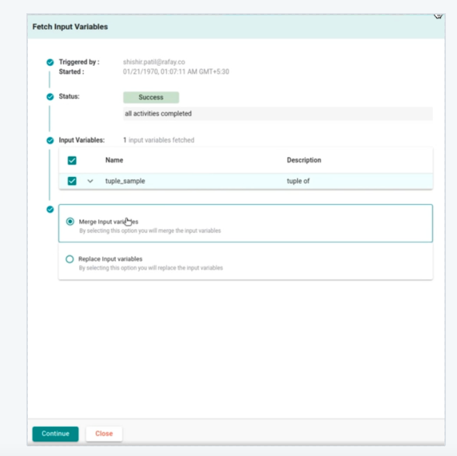 Auto-populate variables