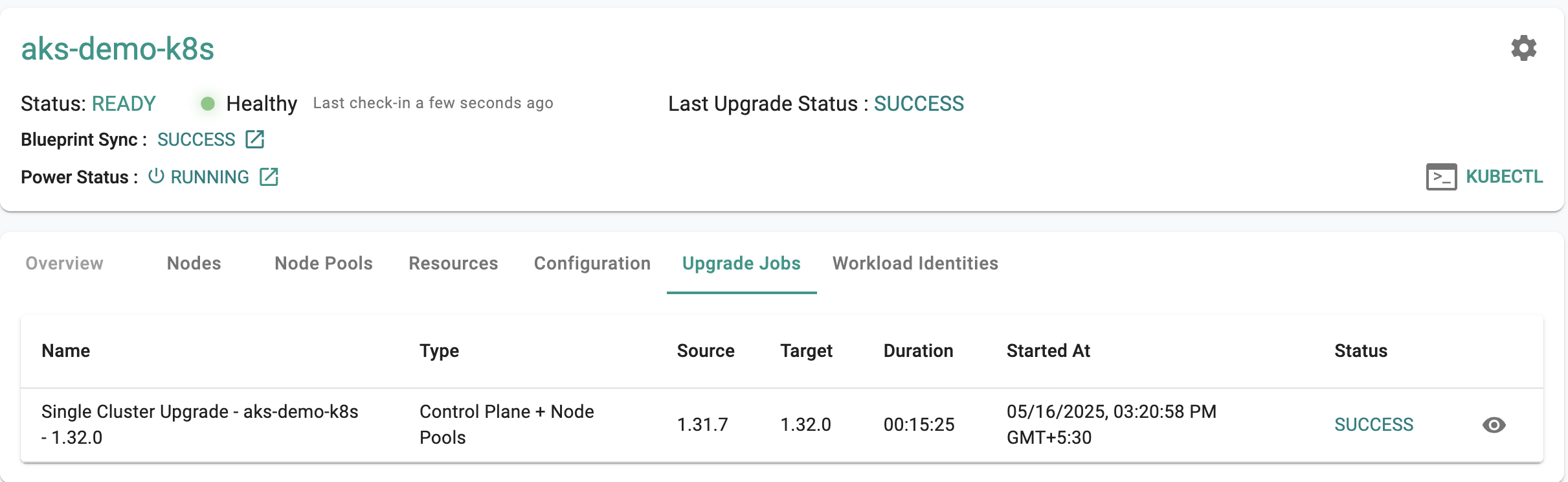 upgrade to 1.32