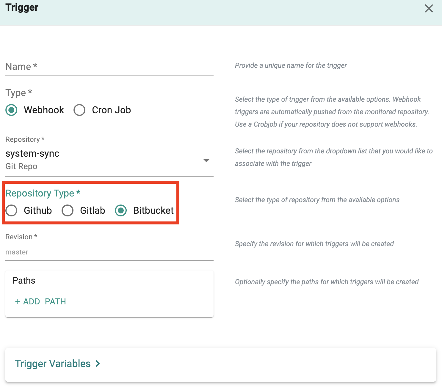 Webhook for BitBucket