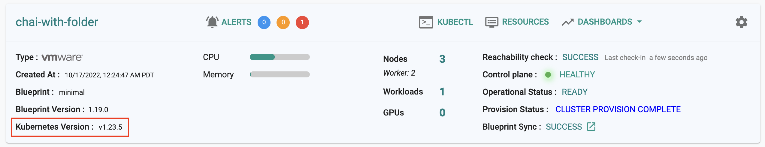 Kubernetes Version