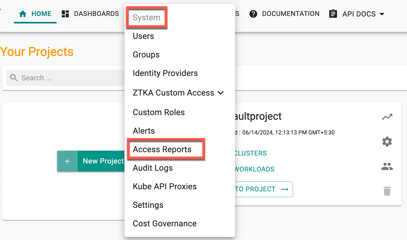 Audit Logs Console