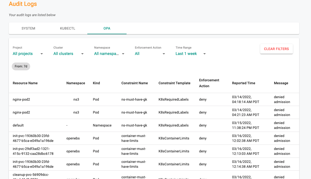 Kubectl Logs