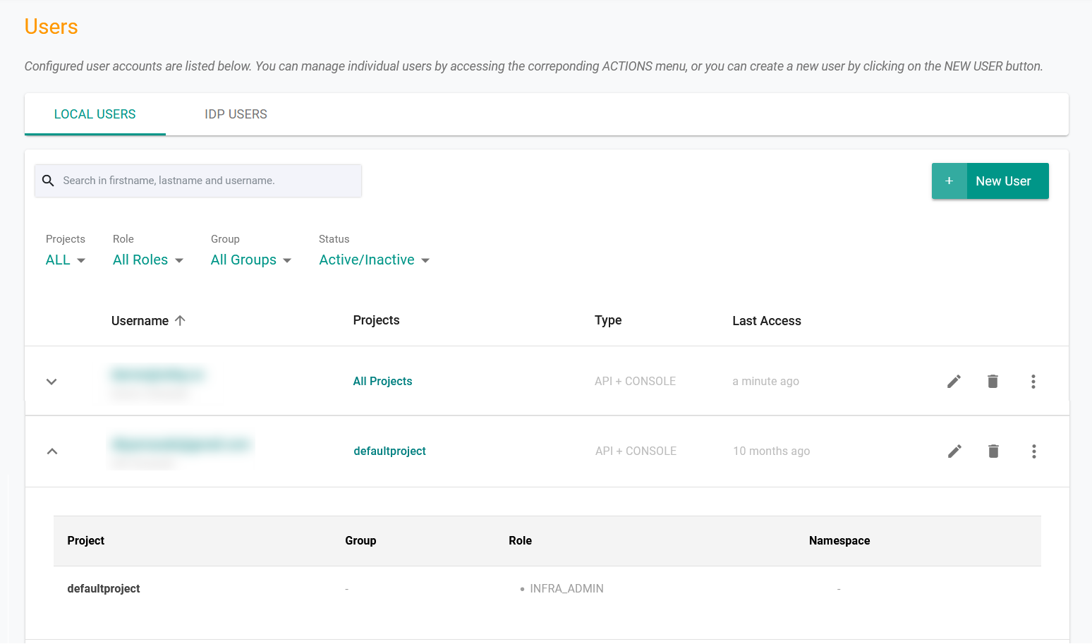 Add User with Organization Admin Role