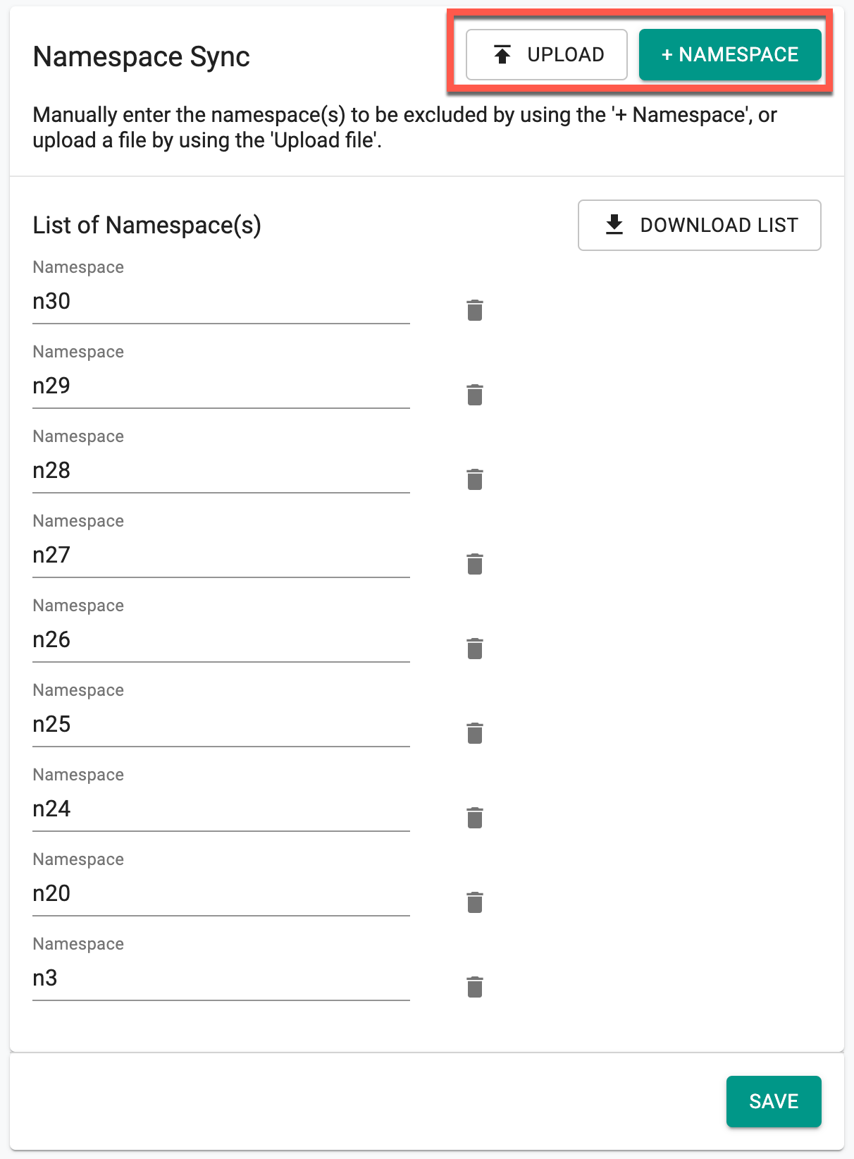 Resource Quotas for Namespaces