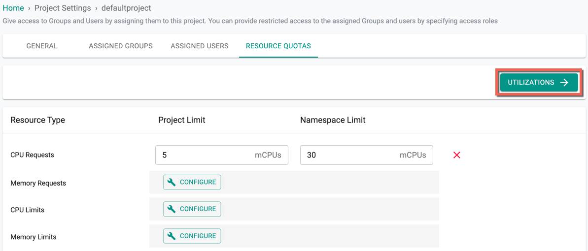 Project Dashboard