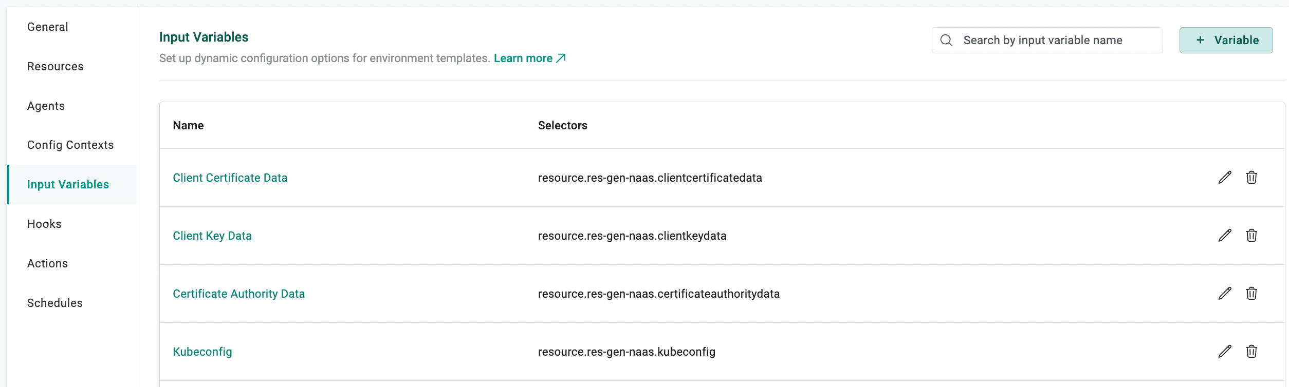 Config Context
