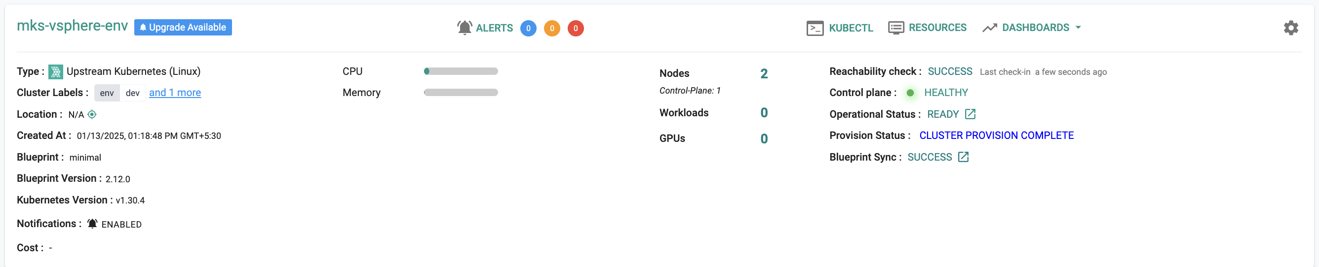 MKS Cluster