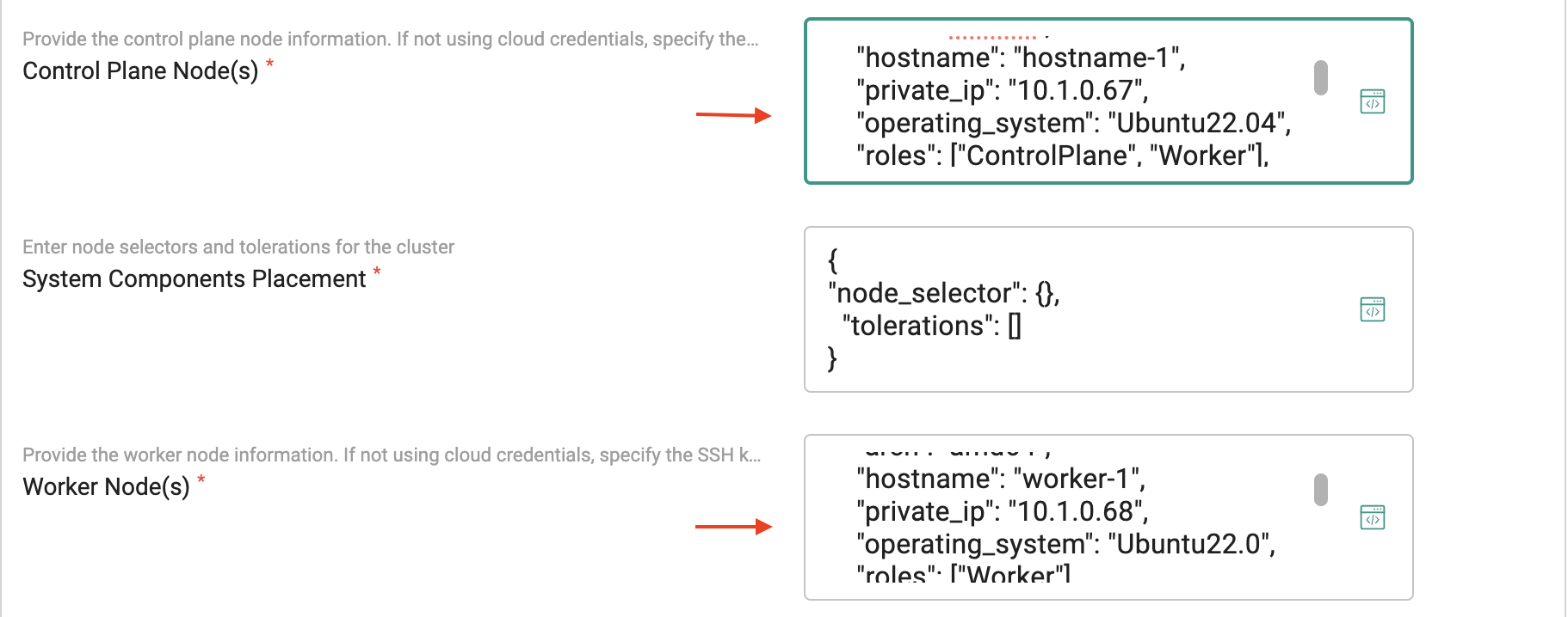 Node Configuration