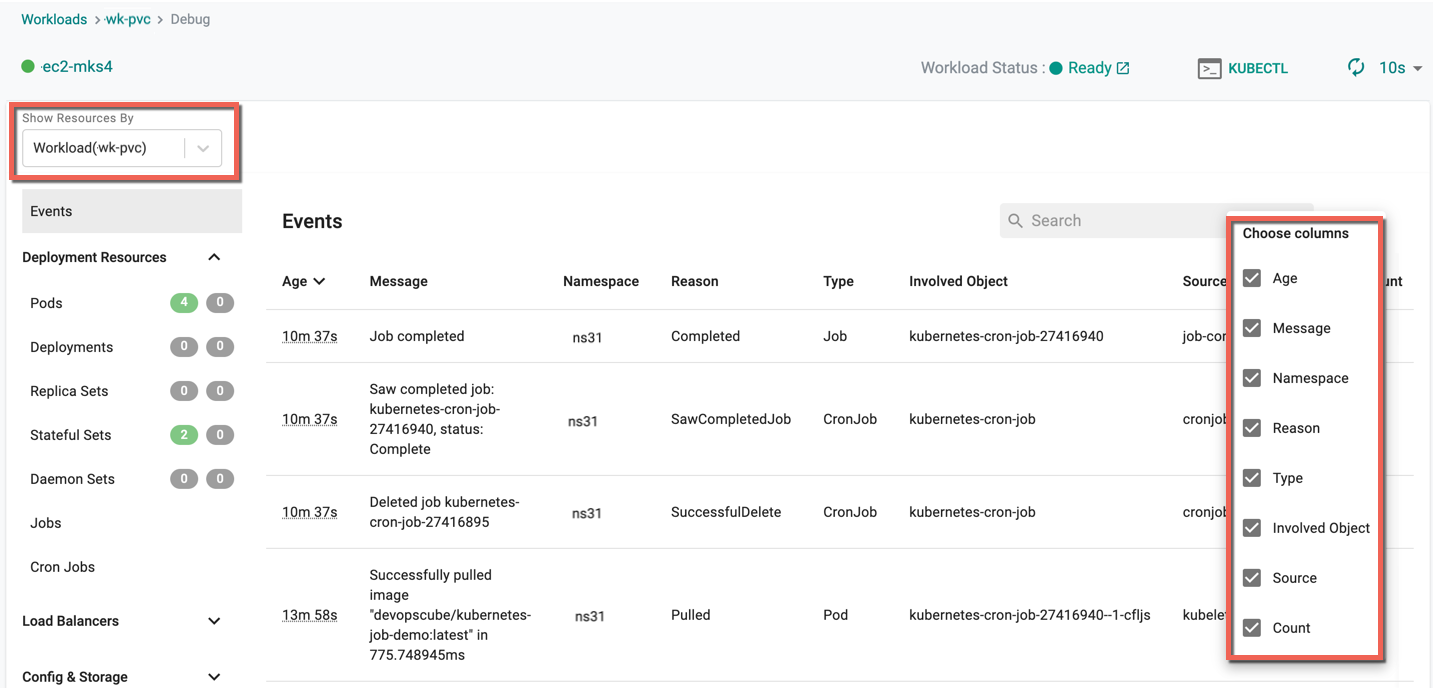 Debug Workload